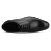 Lace-up black dress shoe